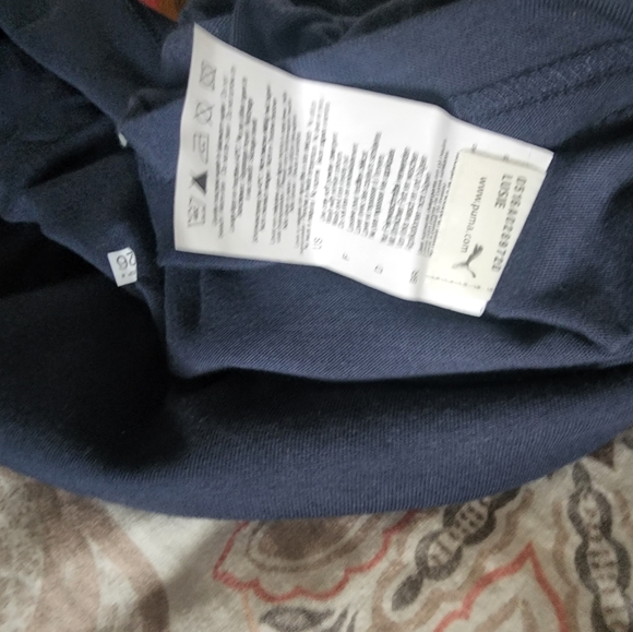 Puma/wwe ultimate warrior t-shirt navy blue xl - Picture 3 of 3